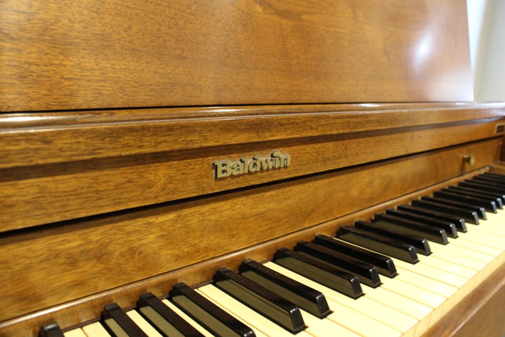 Used Upright Piano, Baldwin B243 Studio Walnut – Alamo Piano Galleries
