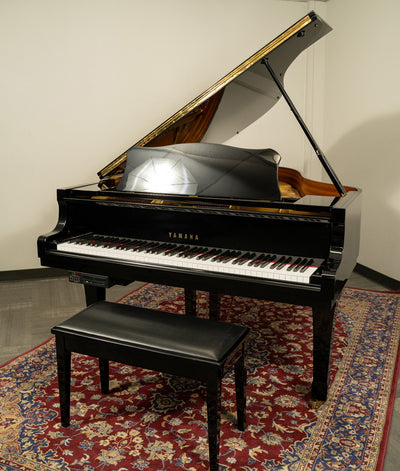 Yamaha 6'1" G3 Grand Piano w/ QRS Pianomation | Polished Ebony