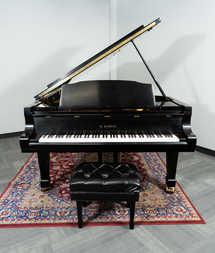 1983 Kawai GS-100 Grand Piano | Ebony | SN: 1437765 | Used