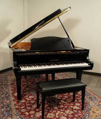 Yamaha 6'1" G3 Grand Piano w/ QRS Pianomation | Polished Ebony