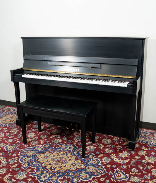 Yamaha 45" T116 Studio Piano | Satin Ebony | Used