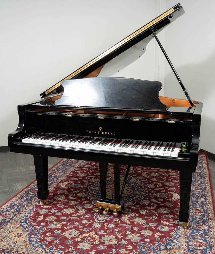 1982 Young Chang 6'10" PG-208 Grand Piano | Polished Ebony | Used