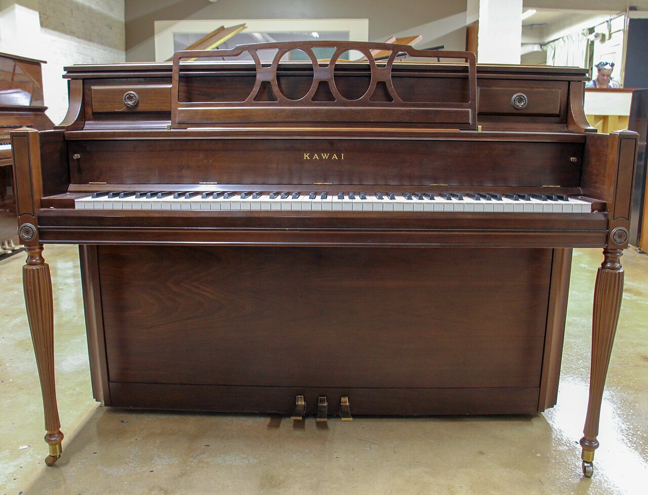 Kawai Console Piano | Satin Walnut