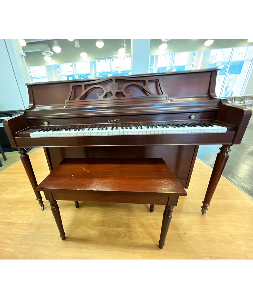 Kawai 43.3” K-15 Polished White Upright Piano - Michigan