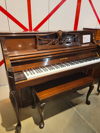 Charles R Walter Console Piano | Satin Walnut | Used