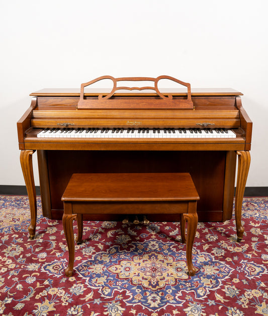 Wurlitzer P150 Upright Piano | Satin Walnut | SN: 1870744 | Used