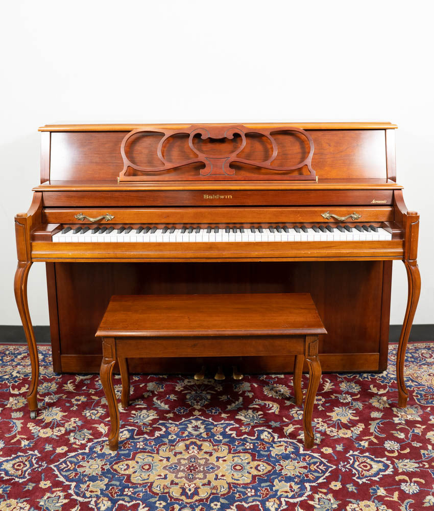 Baldwin 2076 Upright Piano | Satin Walnut | SN: 1504750 | Used