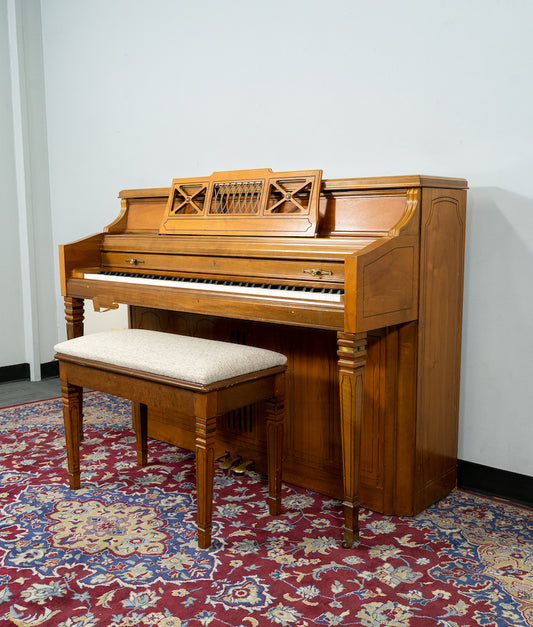 Wurlitzer Classic Upright Piano | Walnut | SN: 1732435 | Used