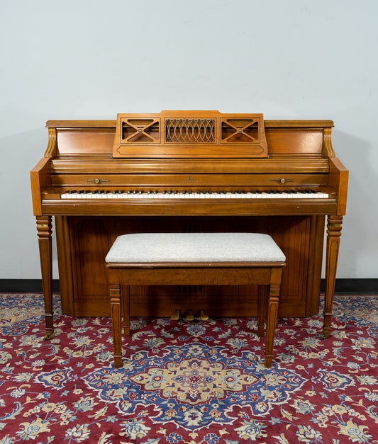 Wurlitzer Classic Upright Piano | Walnut | SN: 1732435 | Used