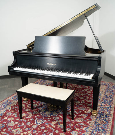 Baldwin 5'8" Model R Grand Piano | Satin Ebony | SN: 333070 | Used