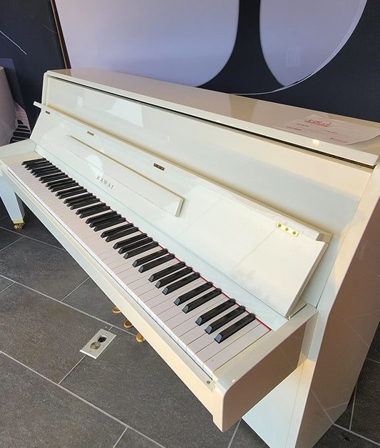 Kawai CX-5 Upright Piano | Polished White | Used