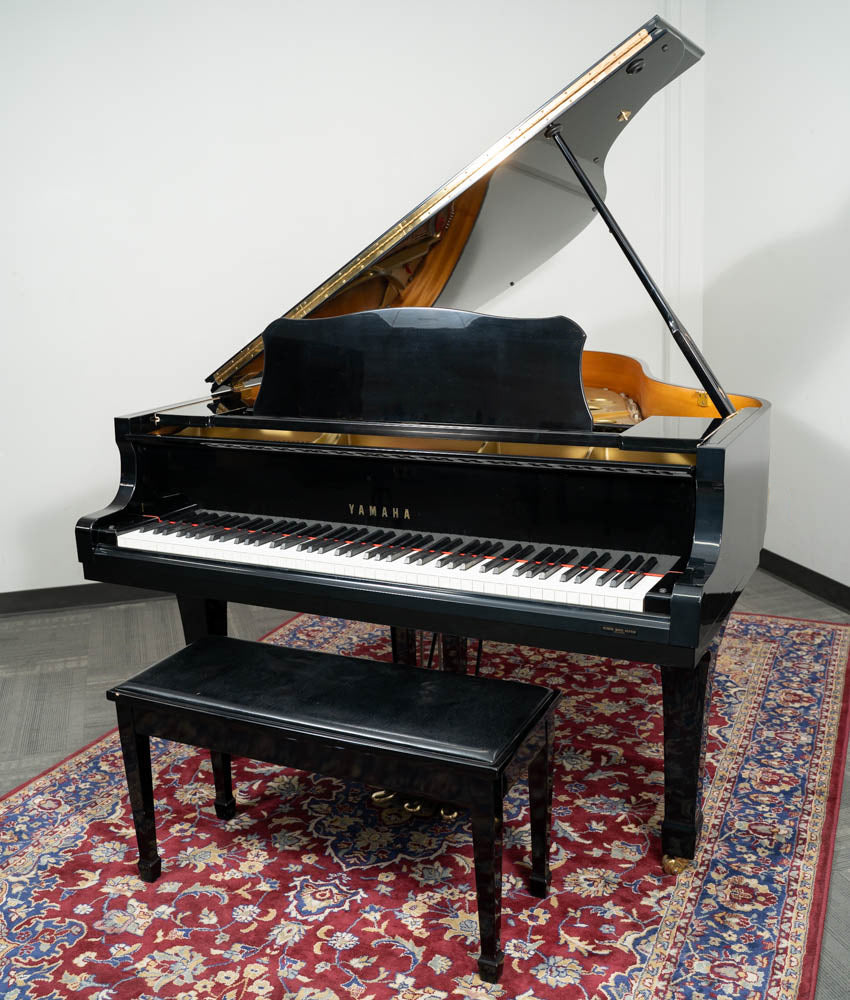 Yamaha 6'1" C3 Grand Piano | Polished Ebony | SN: 5240550 | Used