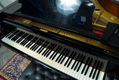 1987 Yamaha 7'4" C7 Conservatory Grand Piano | Polished Ebony | Used