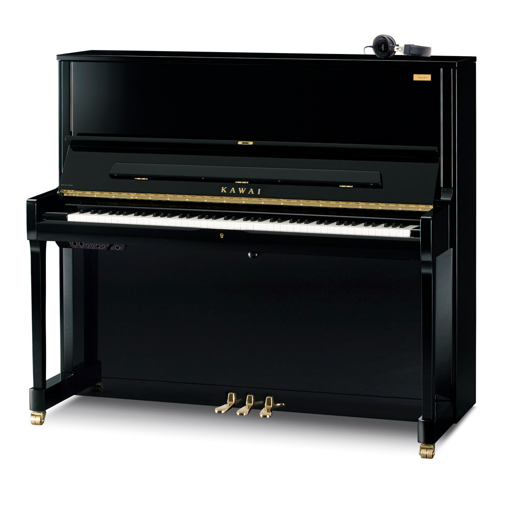 Kawai 51" K-500 Aures 2 Hybrid Piano | Polished Ebony | New