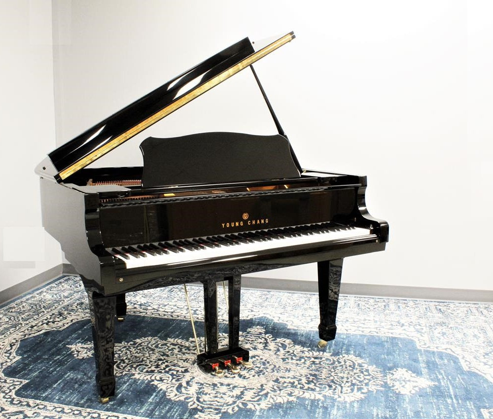 Young Chang 5-Foot Grand Piano | G150 | Polished Ebony | #G082138 | Used