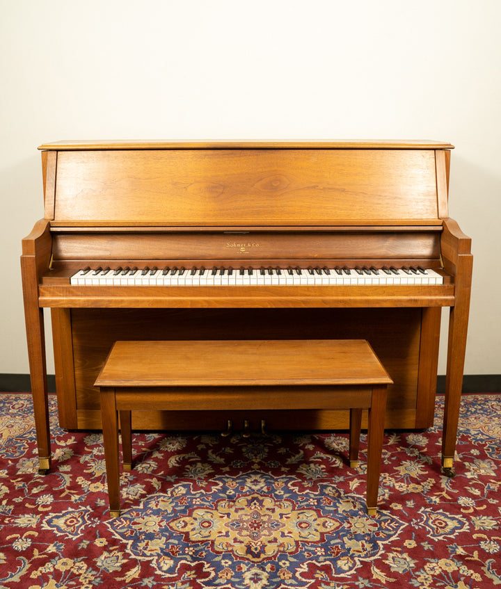 Used Upright Piano, Sohmer & Co 45-SK Studio Piano | Satin – Alamo