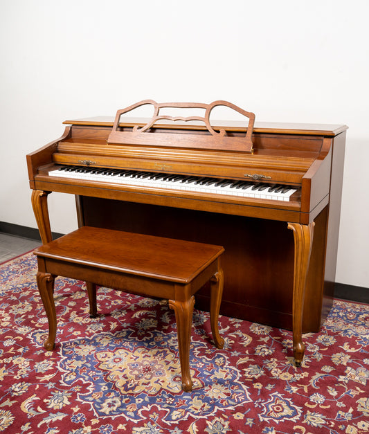 Wurlitzer P150 Upright Piano | Satin Walnut | SN: 1870744 | Used