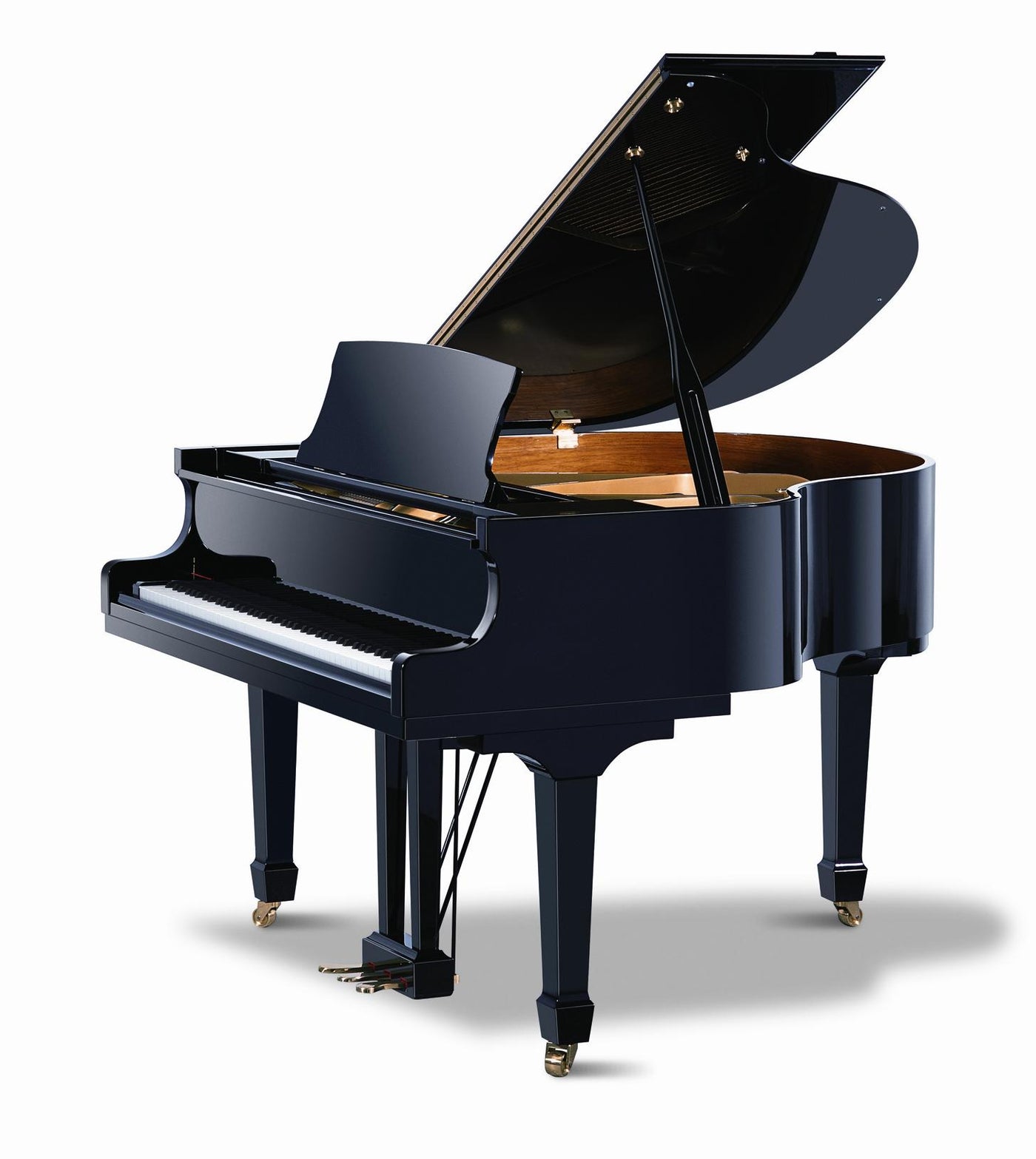 Grand Piano w/ Bench GP148 4'10" - Ebony Polish | New