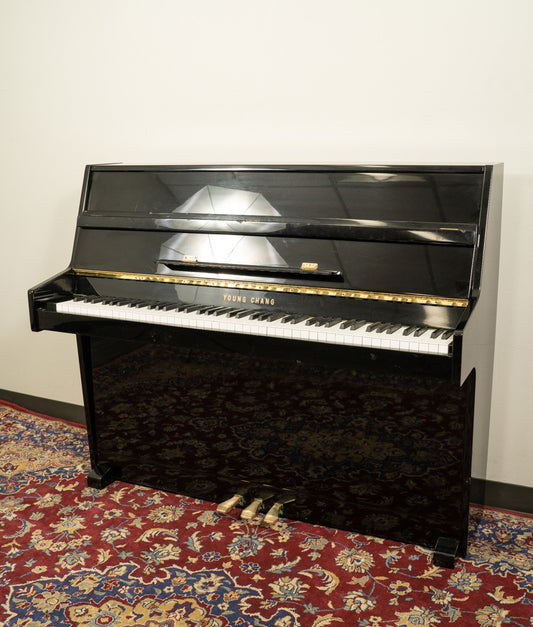 Young Chang Studio Piano | Polished Ebony | SN: 1326148