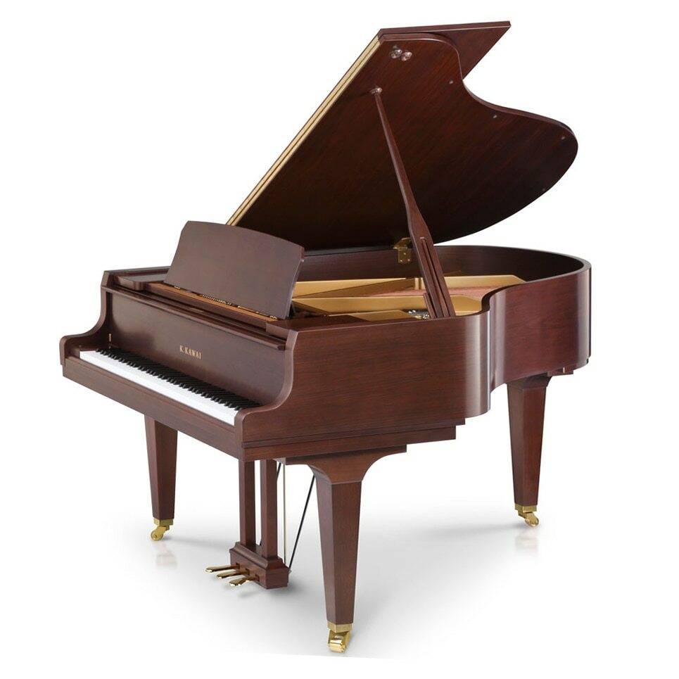 Kawai GL-40 | 5'11" Classic Salon Grand Piano | Dark Satin Walnut | New