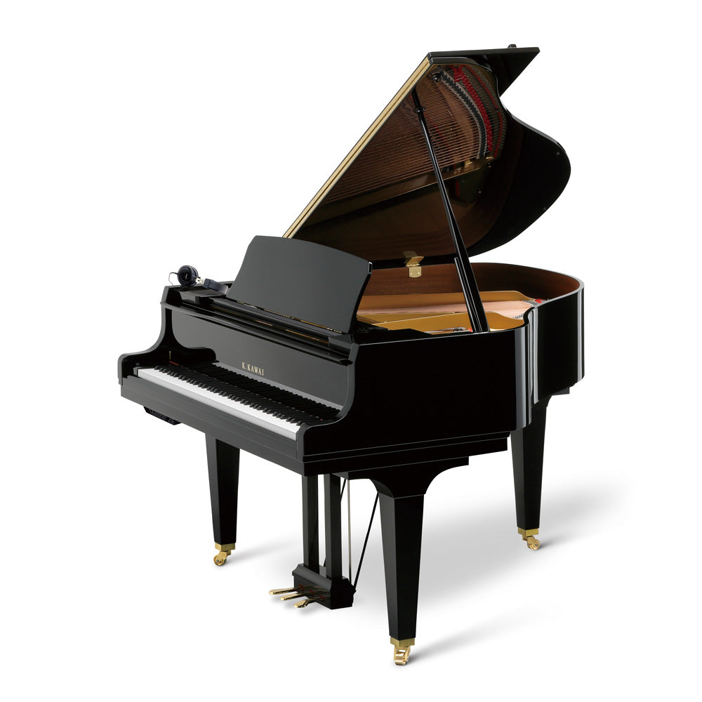 Kawai 5'0" GL-10 ATX4 Hybrid Grand Piano | Polished Ebony | New