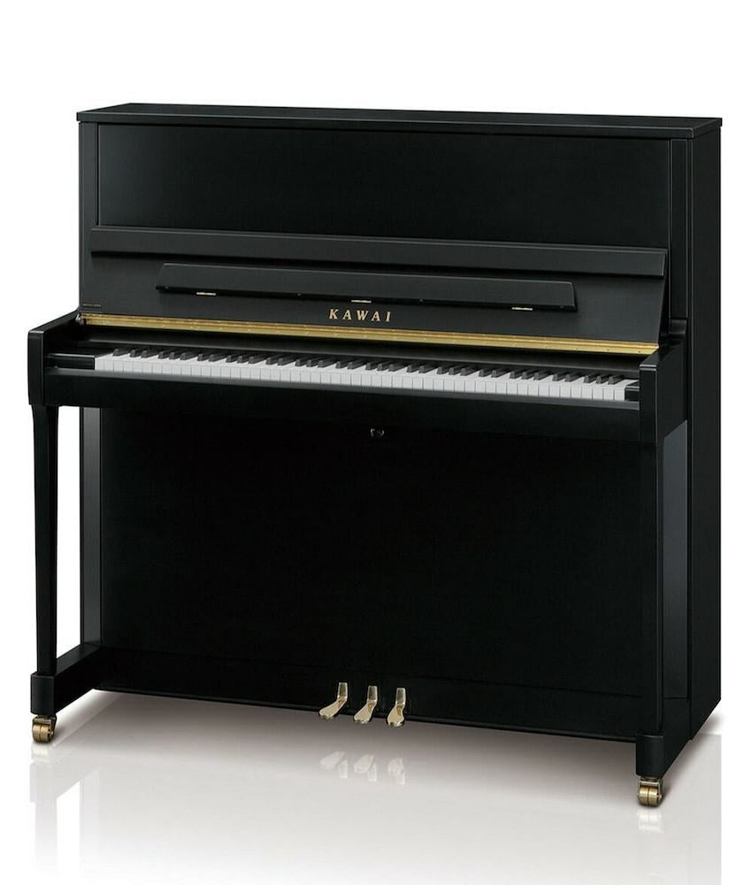 Kawai 45" K-200 Upright Piano | Satin Ebony | New