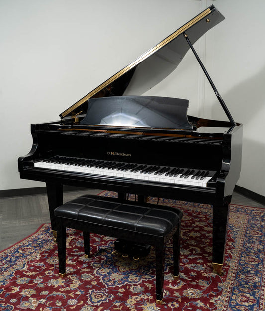 1985 Baldwin 5'0" C152 Grand Piano | Polished Ebony | Used