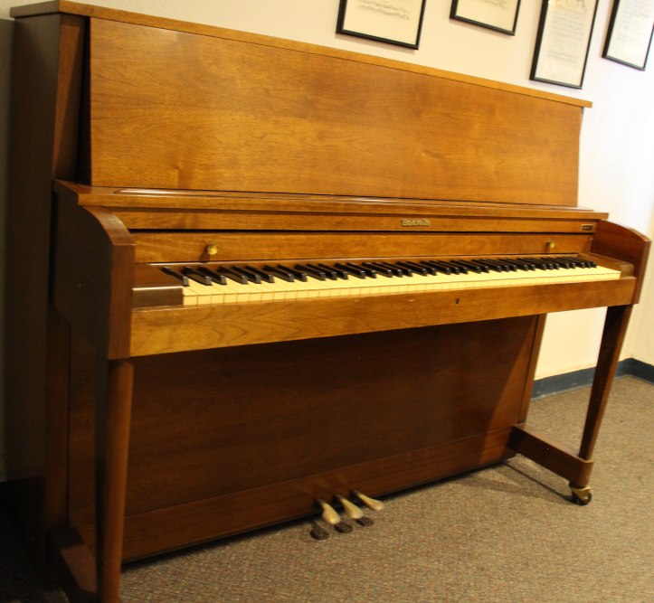 Used Upright Piano, Baldwin B243 Studio Walnut – Alamo Piano Galleries