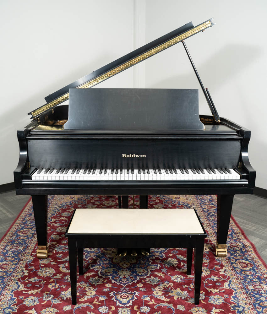 Baldwin 5'8" Model R Grand Piano | Satin Ebony | SN: 333070 | Used