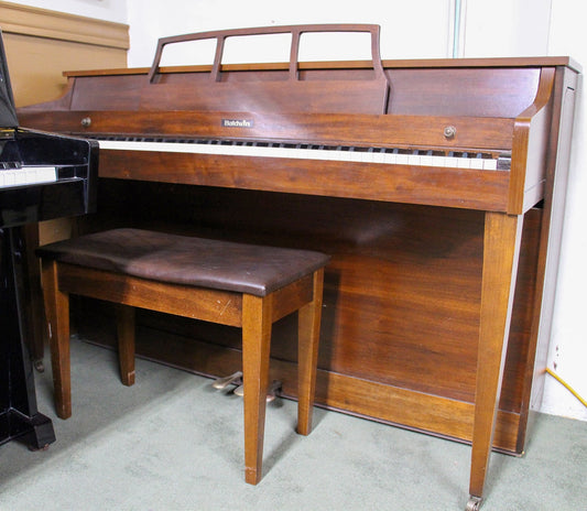 Baldwin Spinet Piano | Satin Dark Walnut | SN: 1374625 | Used