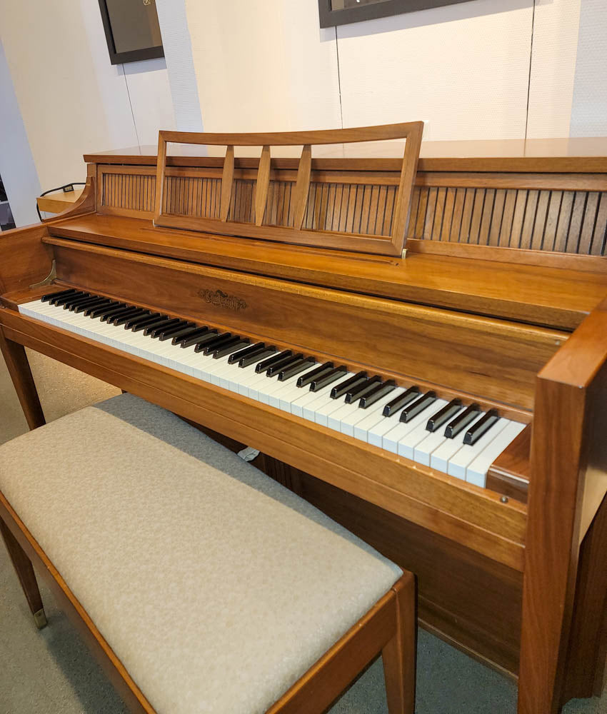 Chickering Console Piano | Satin Oak | SN: 226612 | Used