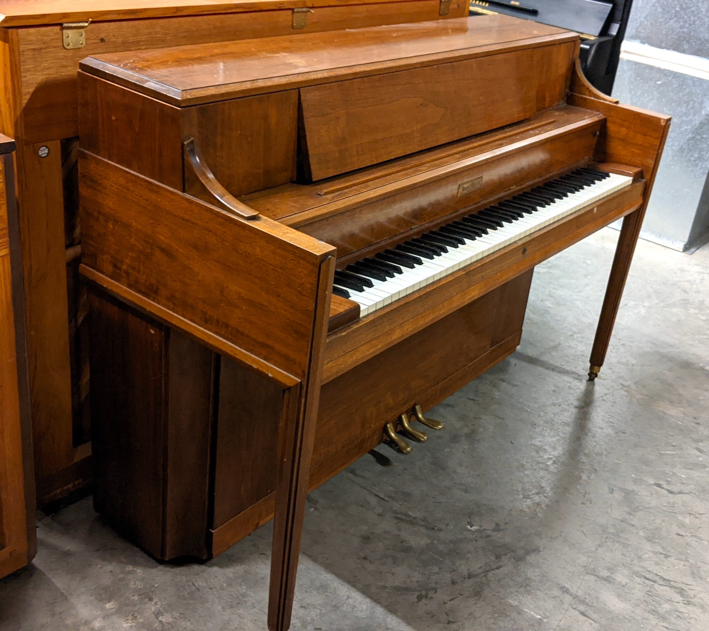 1956 Mason & Hamlin 42" H Console Piano | Satin Walnut | SN: 63036 | Used