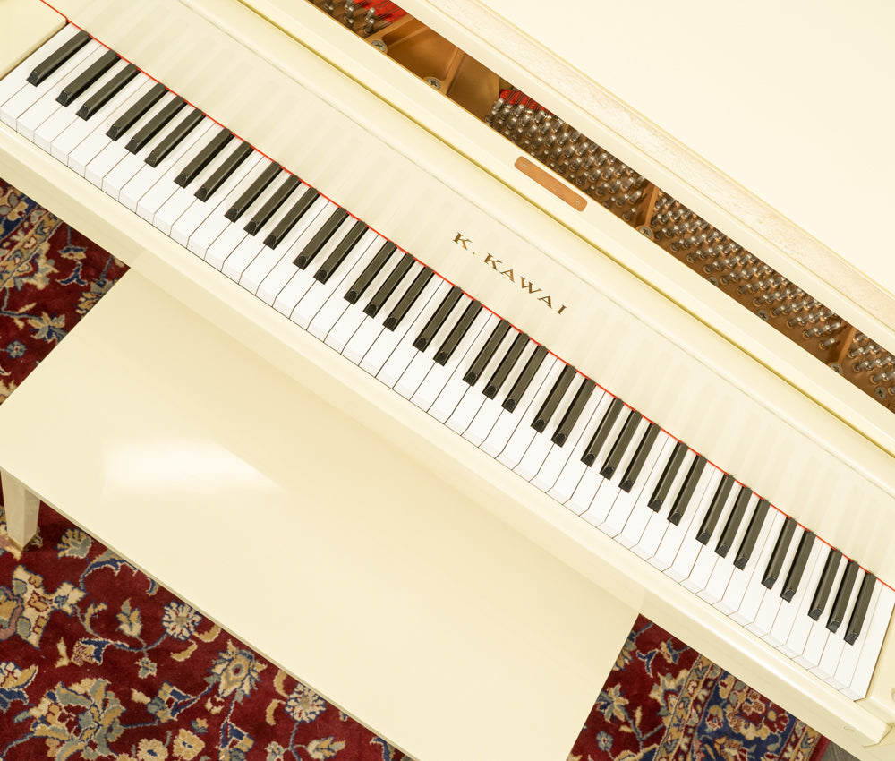 Kawai 5'1" KG-1 Grand Piano | Polished Snow White