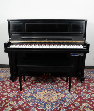 1999 Steinway & Sons 1098 Studio Piano w/ PianoDisc | Satin Ebony | Used