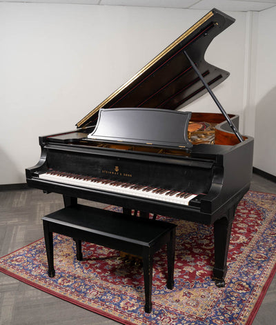 Steinway & Sons 9' Model D Grand Piano | Satin Ebony | SN: 164853 | Used