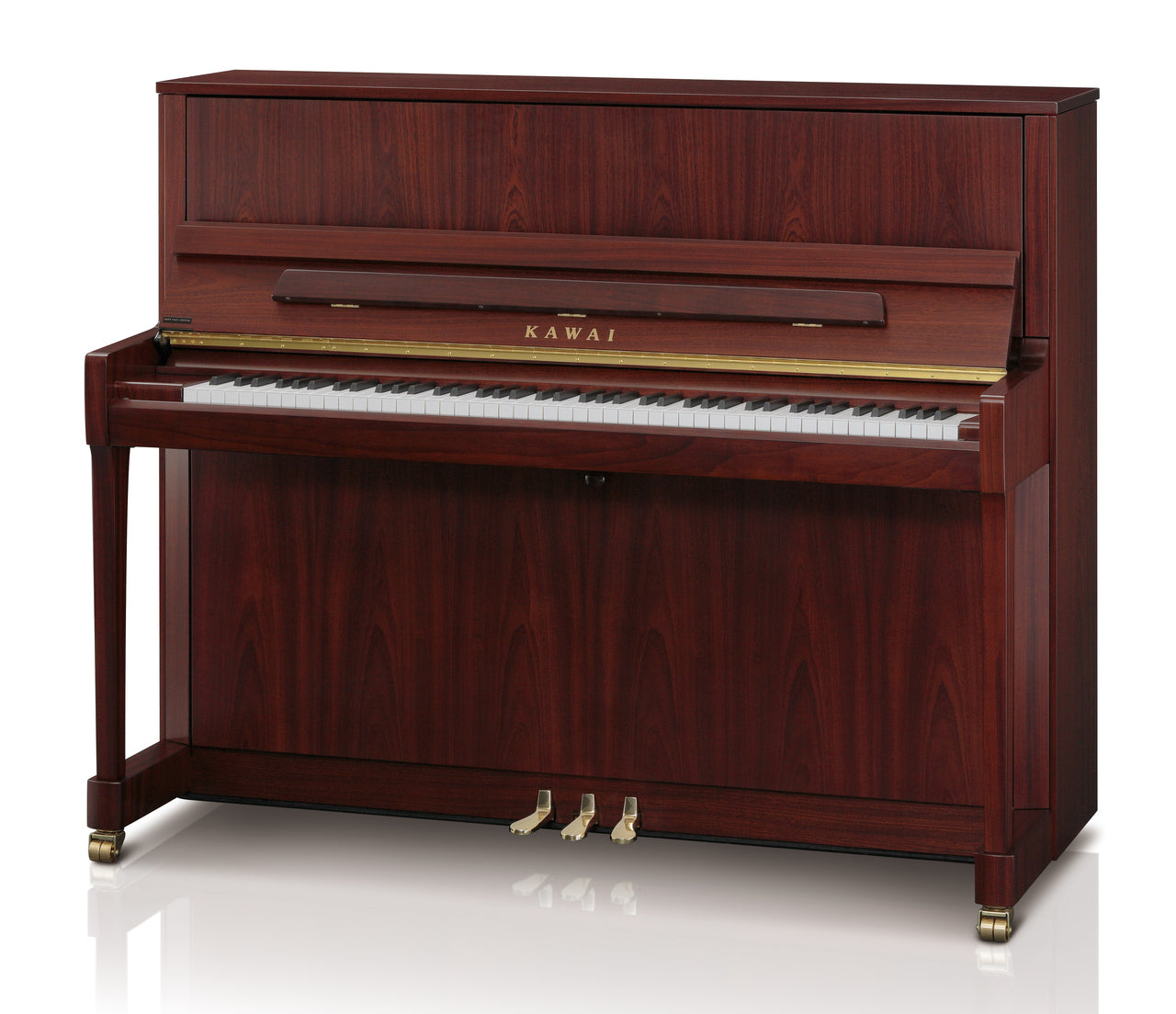 Kawai 48" K-300 Upright Piano | Satin Mahogany | New