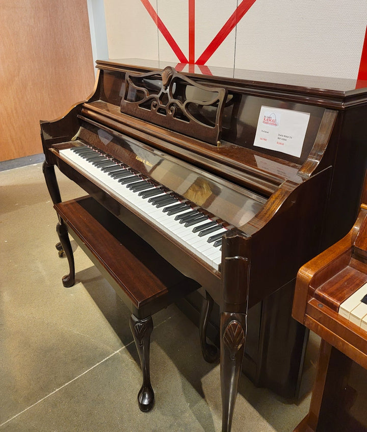 Used Upright Piano, Charles R Walter Console Piano | Satin – Alamo