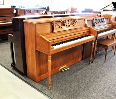 Wurlitzer 2475 Console Piano | Satin Oak | SN: 2814983 | Used
