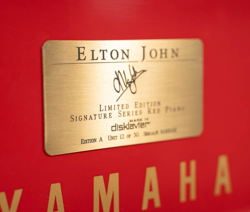 Yamaha 5'3" DC1 Elton John Limited Edition Signature Red Series w/ Disklavier | Used