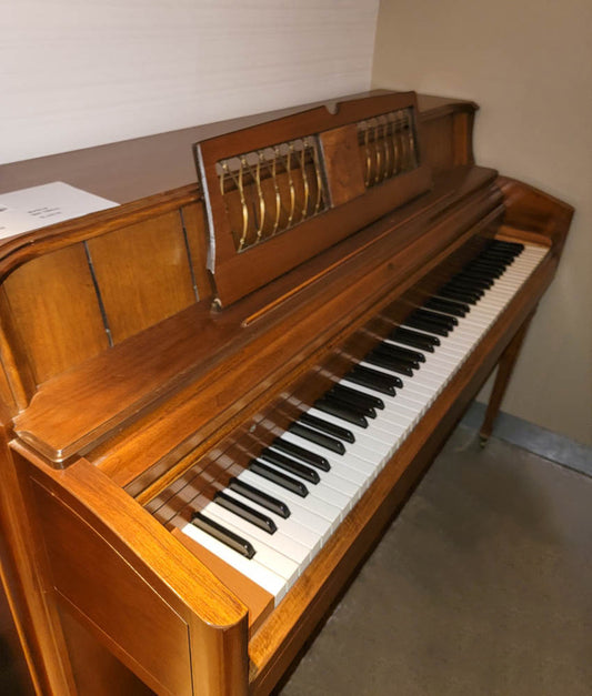 Wurlitzer Upright Piano | Satin Walnut | Used