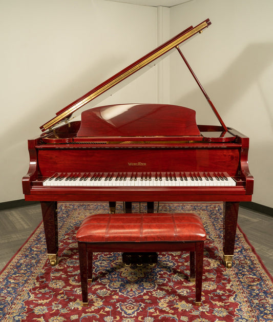 Wurlitzer 5'3" C153 Grand Piano| Polished Cherry