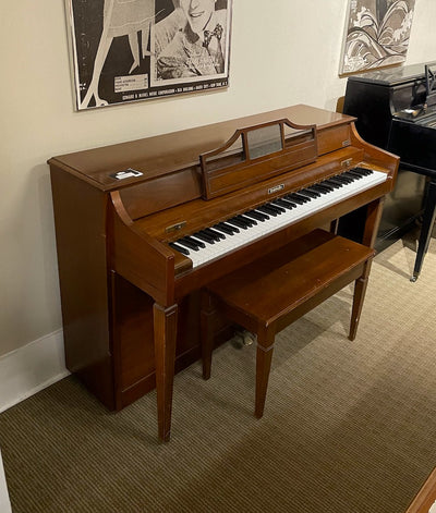 Baldwin Howard Spinet Piano | Polished Walnut - YOSA | SN: 1118145 | Used