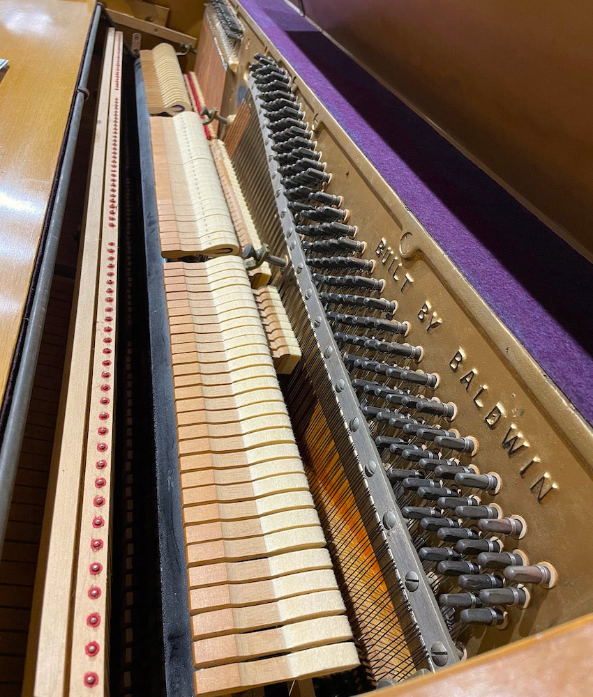 Acrosonic by Baldwin Spinet Piano | Polished Oak