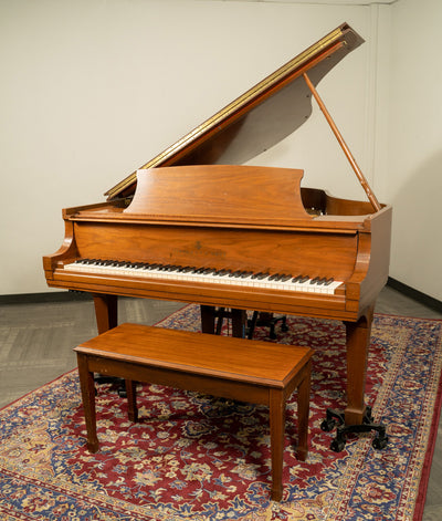 1987 Steinway & Sons 5'7" Model M Grand Piano | Satin Walnut | SN: 435724 | Used