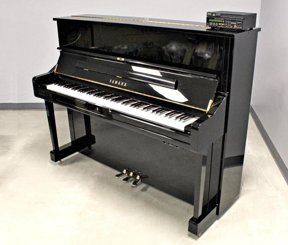 Yamaha DU1A 48" Disklavier Upright Piano Ebony Polish SN 6250765 | Used