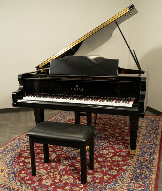 Kimball 5'8" 580P Grand Piano | Polished Ebony