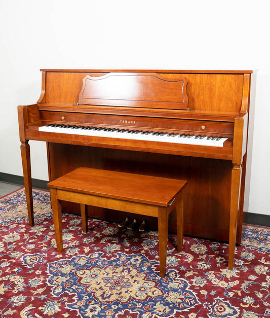 Yamaha M450 Upright Piano | Satin Walnut | SN: 318650 | Used