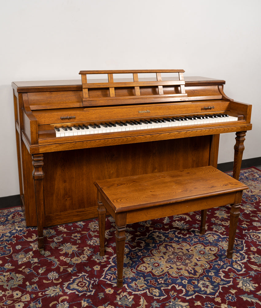 Baldwin Upright Piano | Satin Walnut | SN: 1240580 | Used