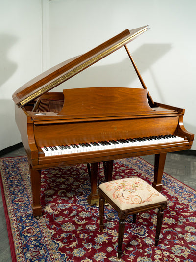 1990 Steinway 5'7" Model M Grand Piano | Satin Walnut | Used