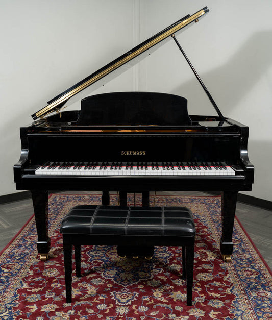 Schumann 5'0" G-80A Grand Piano | Polished Ebony | Used